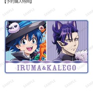 『魔入りました！入間くん』描き下ろしイラスト 鈴木入間&ナベリウス・カルエゴ ハロウィンver. アクリルネームプレート AMNIBUS限定特典（C）西修（秋田書店)／NHK・NEP