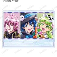 『魔入りました！入間くん』描き下ろしイラスト 鈴木入間&アスモデウス・アリス&ウァラク・クララ ハロウィンver. アクリルスタンド AMNIBUS限定特典（C）西修（秋田書店)／NHK・NEP