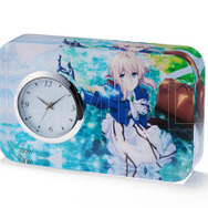 ヴァイオレット・エヴァーガーデン クリスタル時計【TypeA】（C）暁佳奈・京都アニメーション／ヴァイオレット・エヴァーガーデン製作委員会