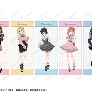 「TVアニメ『彼女、お借りします』POP UP SHOP in TOWER RECORDS」「等身大タペストリー」各10,780円（税込）（C）宮島礼吏・講談社／「彼女、お借りします」製作委員会2023