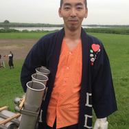 花火職人になったモグラ／「ど根性ガエル」(C)日本テレビ