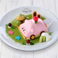 『星のカービィ』「Kirby Café」「ヘンケイ！くるまほおばりケーキ」2,178円（税込）（C）Nintendo / HAL Laboratory, Inc.