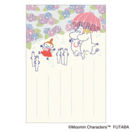 「ムーミン 季節の伊予和紙はがき 2024夏」（4）雨（C）Moomin Characters TM FUTABA