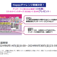 『サンリオ』Happyくじ「Sanrio characters HANABI 2024」Happyチャレンジ（C）2024 SANRIO CO., LTD. APPROVAL NO. E24052103