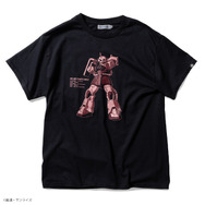 STRICT-G 『機動戦士ガンダム』MS柄 Tシャツ　シャア専用ザクⅡ（ブラック）