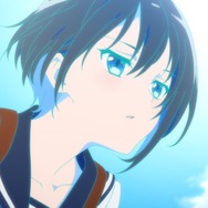 『菜なれ花なれ』第1話「抱え込み１回宙返り1回ひねり開脚一回伸身1回ひねり」先行場面カット（C）なれなれプロジェクト/菜なれ花なれ製作委員会