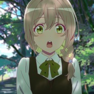 『菜なれ花なれ』第1話「抱え込み１回宙返り1回ひねり開脚一回伸身1回ひねり」先行場面カット（C）なれなれプロジェクト/菜なれ花なれ製作委員会
