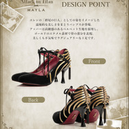 MAYLA「Attack on Titan ICONIQUE SHOES OBJET PUMPS ～DOOMSDAY TITAN～　- TVアニメ『進撃の巨人』 アイコニック シューズオブジェ パンプス ～終尾の巨人～ -」（C）諫山創・講談社／「進撃の巨人」The Final Season製作委員会