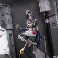 流し目＆ダウナー感がたまらない…！『アズレン』ミニスカメイドな「ウルリッヒ・フォン・フッテン」がフィギュア化