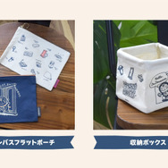 『ドラえもん』キャンバスフラットポーチ／ 収納ボックス