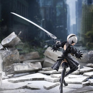 この太もも動かせるぞ！「NieR:Automata Ver1.1a」より「2B」がfigma化―ディスプレイを盛り上げる「ポッド０４２」「白の契約」なども付属