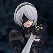 この太もも動かせるぞ！「NieR:Automata Ver1.1a」より「2B」がfigma化―ディスプレイを盛り上げる「ポッド０４２」「白の契約」なども付属