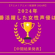 2024年に一番活躍したと思う女性声優は？【中間結果発表】