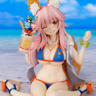 ウィンクする表情や佇まいが愛らしい！『FGO』より水着姿の「玉藻の前」がフィギュア化―最終再臨を常夏感たっぷりに再現