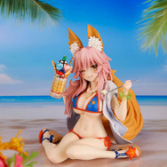ウィンクする表情や佇まいが愛らしい！『FGO』より水着姿の「玉藻の前」がフィギュア化―最終再臨を常夏感たっぷりに再現