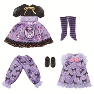 「クールなクロミ リカちゃん DX ワンピース＆ナイトウェアセット」