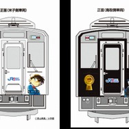 「名探偵コナン」列車 （C）青山剛昌／小学館