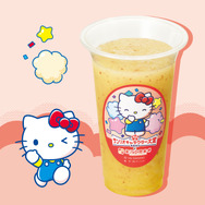 2025年サンリオキャラクター大賞×果汁工房果琳「ハローキティのなかよしりんごスムージー」（C）2025 SANRIO CO., LTD. APPROVAL NO. L656539
