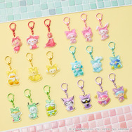 「ナムコで推し色！～カラフルバスタイム～」ぷっくりアクリルキーホルダー（C）'25 SANRIO CO., LTD. APPR. NO. L654094（C）Bandai Namco Amusement Inc.