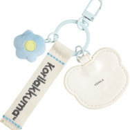 「リラックマ『BASIC RILAKKUMA Flower』ワッペンキーホルダー コリラックマ」（C）2025 SAN-X CO., LTD. ALL RIGHTS RESERVED.