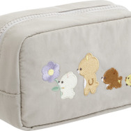 「リラックマ『BASIC RILAKKUMA Flower』ポーチ」（C）2025 SAN-X CO., LTD. ALL RIGHTS RESERVED.