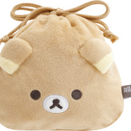 「リラックマ『BASIC RILAKKUMA Flower』ぬいぐるみ巾着コレクション リラックマ」（C）2025 SAN-X CO., LTD. ALL RIGHTS RESERVED.