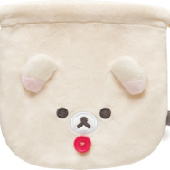 「リラックマ『BASIC RILAKKUMA Flower』ぬいぐるみ巾着コレクション コリラックマ」（C）2025 SAN-X CO., LTD. ALL RIGHTS RESERVED.