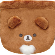 「リラックマ『BASIC RILAKKUMA Flower』ぬいぐるみ巾着コレクション チャイロイコグマ」（C）2025 SAN-X CO., LTD. ALL RIGHTS RESERVED.