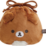 「リラックマ『BASIC RILAKKUMA Flower』ぬいぐるみ巾着コレクション チャイロイコグマ」（C）2025 SAN-X CO., LTD. ALL RIGHTS RESERVED.