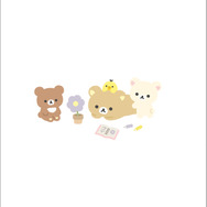 「リラックマ『BASIC RILAKKUMA Flower』クリアホルダー コリラックマ＆チャイロイコグマ」（C）2025 SAN-X CO., LTD. ALL RIGHTS RESERVED.