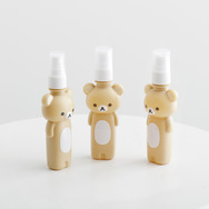 「リラックマ『BASIC RILAKKUMA Flower』ボトルポーチセット リラックマ」（C）2025 SAN-X CO., LTD. ALL RIGHTS RESERVED.