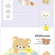 「リラックマ『BASIC RILAKKUMA Flower』レターセット」（C）2025 SAN-X CO., LTD. ALL RIGHTS RESERVED.