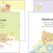 「リラックマ『BASIC RILAKKUMA Flower』スクエアメモ」（C）2025 SAN-X CO., LTD. ALL RIGHTS RESERVED.