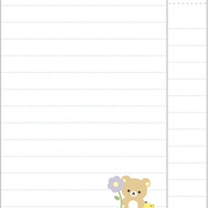 「リラックマ『BASIC RILAKKUMA Flower』ロングSPメモ リラックマ＆キイロイトリ」（C）2025 SAN-X CO., LTD. ALL RIGHTS RESERVED.