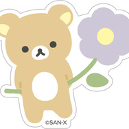 「リラックマ『BASIC RILAKKUMA Flower』ステッカー」（C）2025 SAN-X CO., LTD. ALL RIGHTS RESERVED.