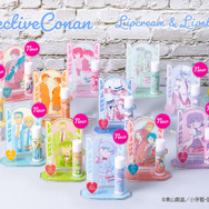 『Lovisia 名探偵コナンリップクリーム＆リップスタンド セット』各1,870円（税込）