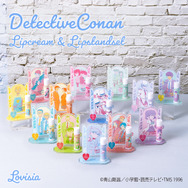 『Lovisia 名探偵コナンリップクリーム＆リップスタンド セット』各1,870円（税込）