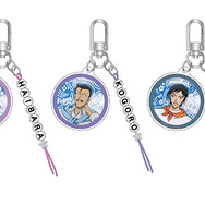 ビーズ付きアクリルキーホルダー