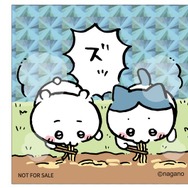 ちいかわらんど 新宿店の購入特典「ホログラムステッカー」（C）nagano