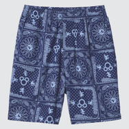 ユニクロ「MEN ディズニー イン ブルー リネンブレンドイージーショーツ」カラー：69 NAVY（C）Disney
