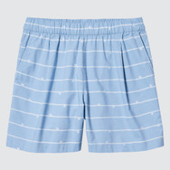 ユニクロ「WOMEN ディズニー イン ブルー イージーショートパンツ」カラー：61 BLUE（C）Disney