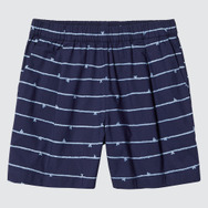 ユニクロ「WOMEN ディズニー イン ブルー イージーショートパンツ」カラー：69 NAVY（C）Disney