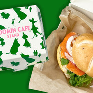 「ムーミンカフェ スタンド」越谷レイクタウンにオープン。限定メニューのカイザーロールは3種類（C）Moomin Characters