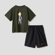 伝説の超サイヤ人｜キッズドライビッグTシャツ&ドライショートパンツセット