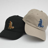 ベースボールキャップ　ブラック/ベージュ