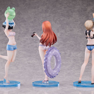 ソラレイン「牧瀬紅莉栖＆椎名まゆり＆阿万音鈴羽 水着Ver. セット」（C）MAGES./NITRO PLUS