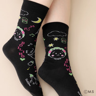 コジコジ ラクガキ総柄ソックス