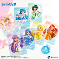 『マーメイドメロディー ぴちぴちピッチ』シャイニングプリズムパーティー「トレーディング箔押しクリアフォトカード」（全7種）1パック 440円（税込）／1BOX（7個入り） 3,080円（税込）（C）講談社・フリュー・テレビ愛知／ぴちぴちピッチ製作委員会