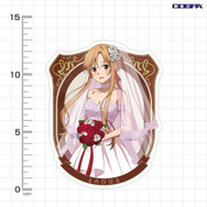 TVアニメ『ソードアート・オンライン』「描き下ろし アスナ 屋外対応ステッカー ウェディングドレスVer.」（C）2020 川原 礫/KADOKAWA/SAO-P Project