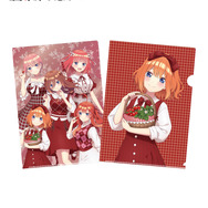 「クリアファイル2枚セット」価格  1,100円（税込）（C）春場ねぎ・講談社／「五等分の花嫁＊」製作委員会